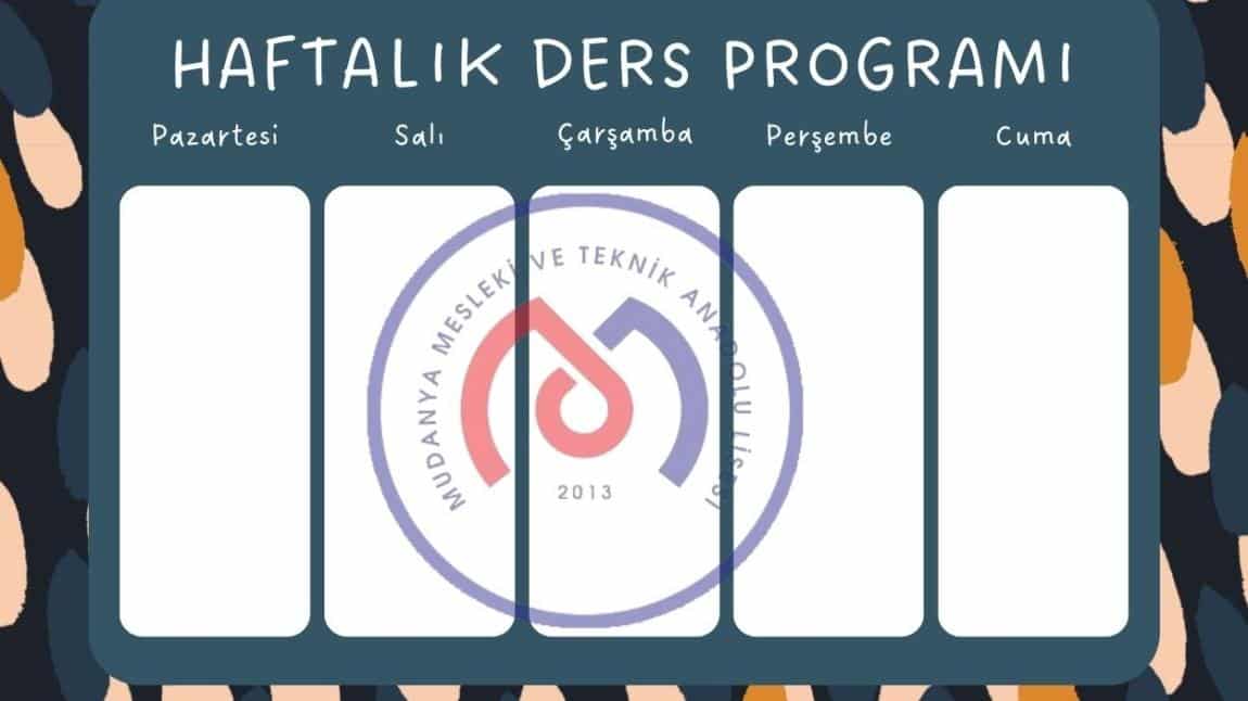 DERS PROGRAMI DEĞİŞTİ - 18 Kasım Pazartesi Günü Uygulanacak Ders Programı 