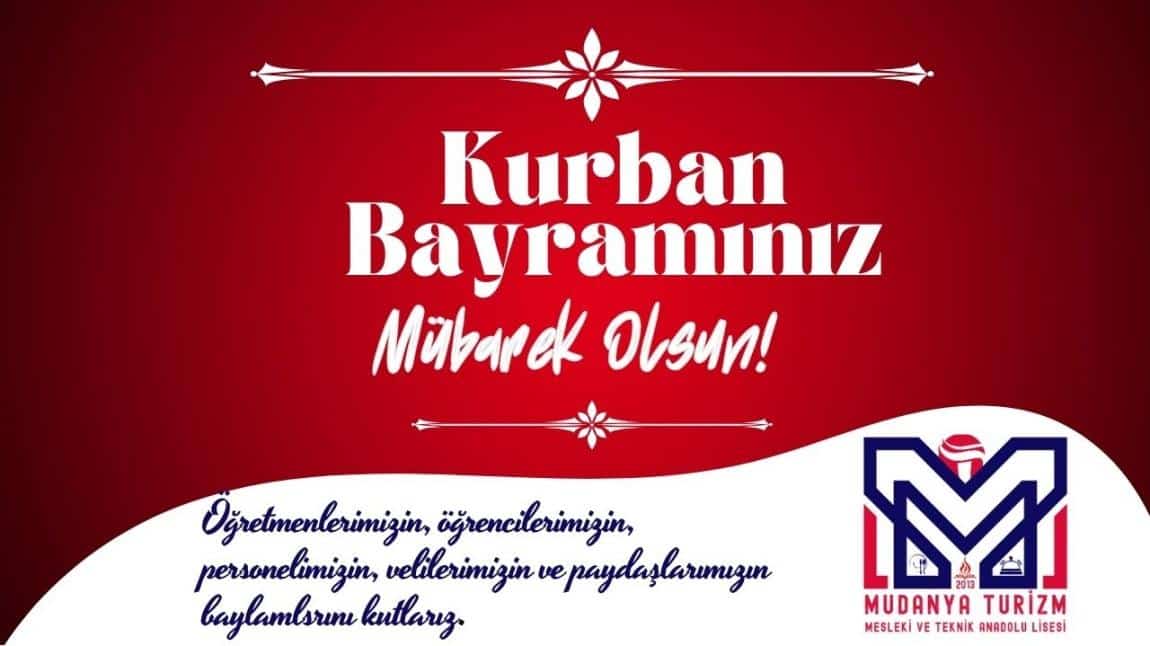 Bayramınız mübarek olsun. 